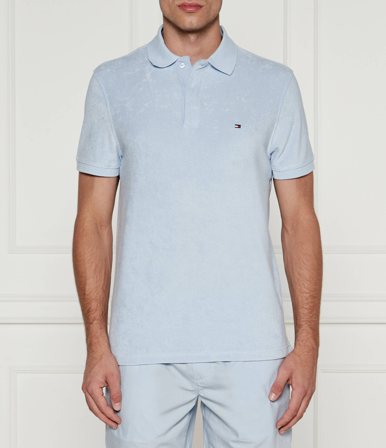 Поло Tommy Hilfiger Regular Fit, небесно-голубой 
Поло Tommy Hilfiger Regular Fit, небесно-голубой