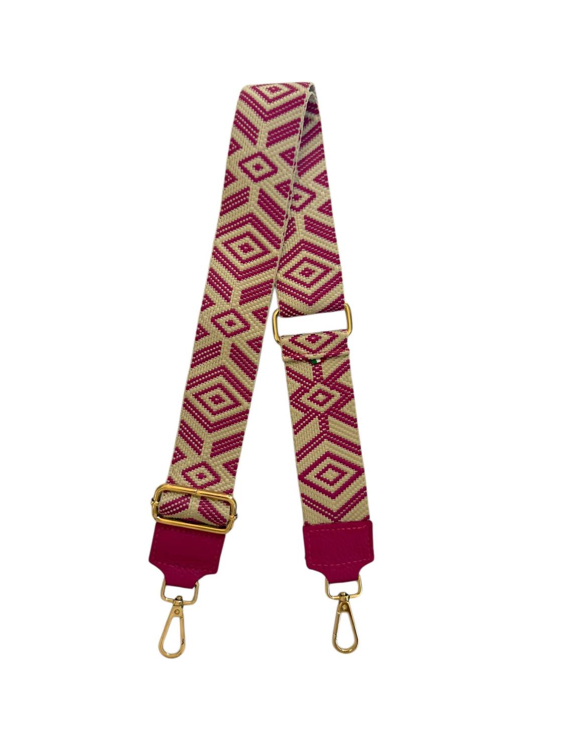 Made in Italy Женский плетеный ремешок для сумки в виде гитары, цвет фуксия
Made in Italy Женский плетеный ремешок для сумки в виде гитары, цвет фуксия