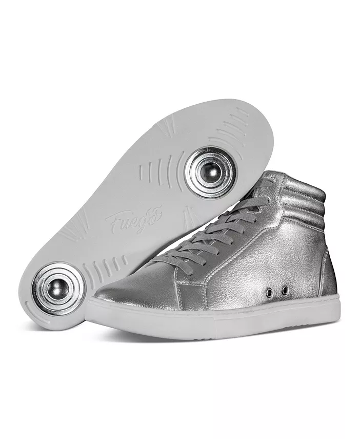 Женские серебристые кроссовки High-top Fuego
Женские серебристые кроссовки High-top Fuego