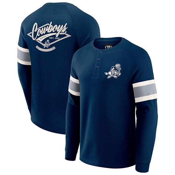 Мужская футболка-поло с длинным рукавом реглан waffle-knit в цвете navy dallas cowboys Darius Rucker Collection By Fanatics
Мужская футболка-поло с длинным рукавом реглан waffle-knit в цвете navy dallas cowboys Darius Rucker Collection By Fanatics