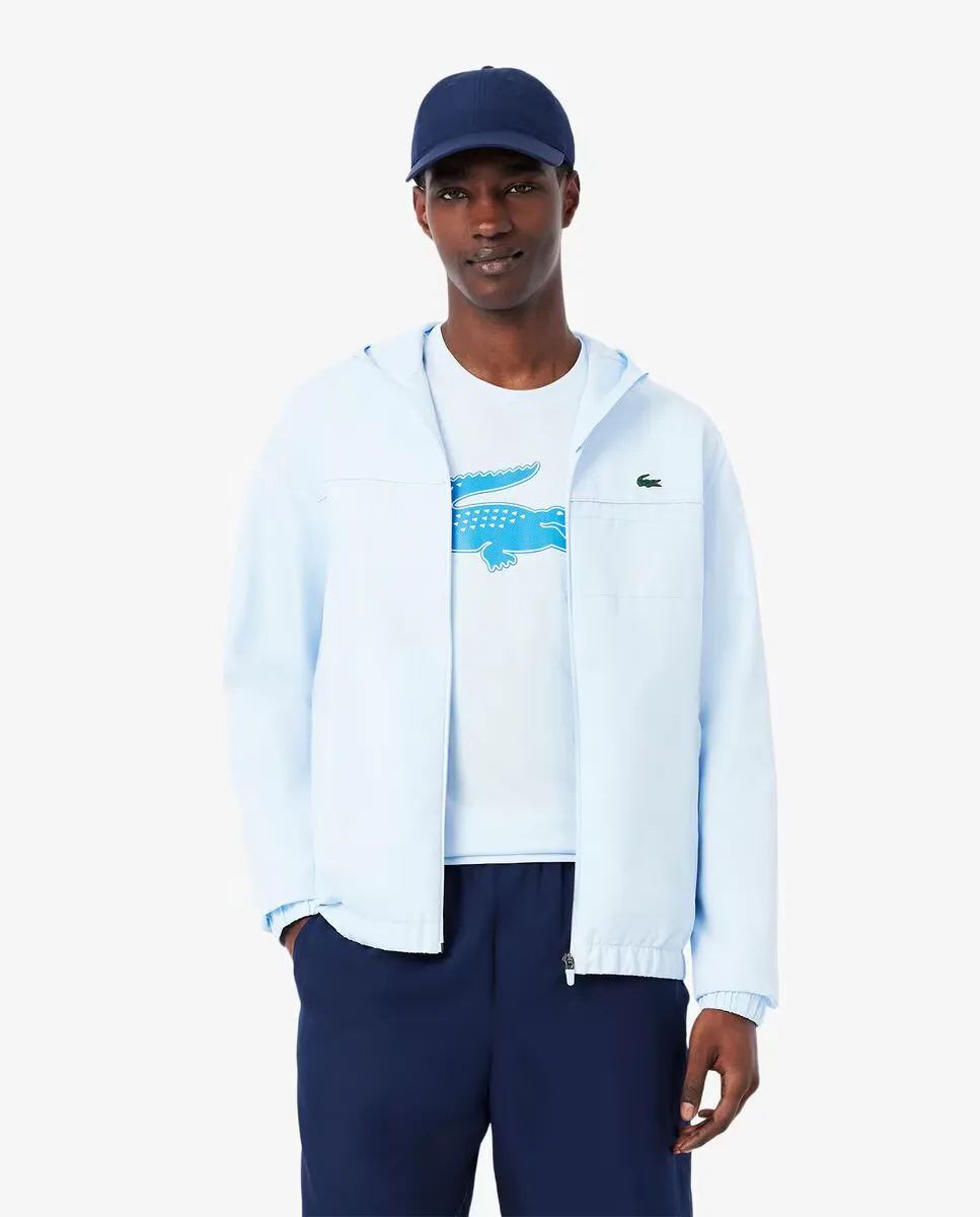 Мужская куртка SPORT из переработанного волокна с капюшоном и молнией Lacoste, голубой
Мужская куртка SPORT из переработанного волокна с капюшоном и молнией Lacoste, голубой