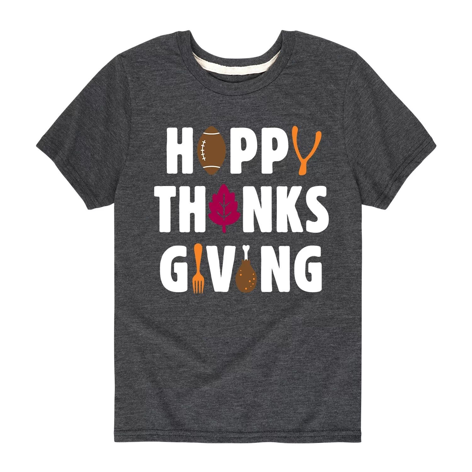 Футболка с рисунком «С Днем Благодарения» для мальчиков 8–20 лет Licensed Character, серый
Футболка с рисунком «С Днем Благодарения» для мальчиков 8–20 лет Licensed Character, серый