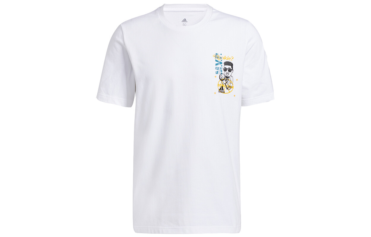 Футболка мужская белая Adidas, белый 
Футболка мужская белая Adidas, белый