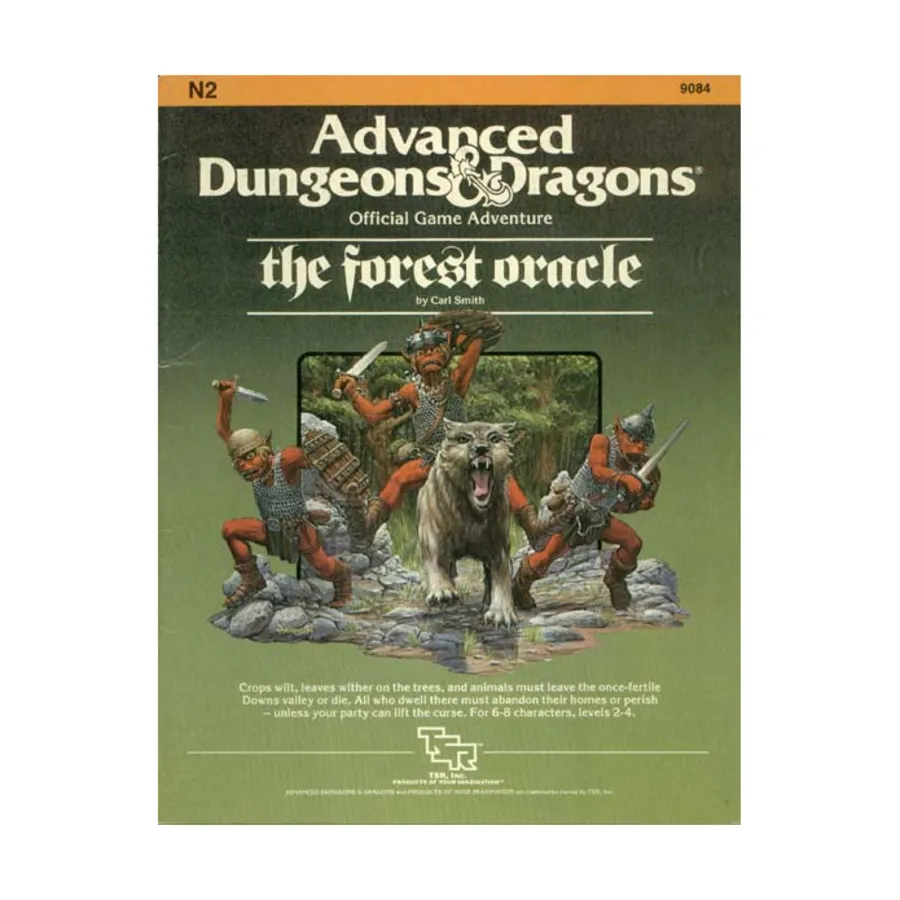 Модуль Forest Oracle, Advanced Dungeons & Dragons (1st Edition) - Modules & Adventures - N Series
Модуль Forest Oracle, Advanced Dungeons & Dragons (1st Edition) - Modules & Adventures - N Series