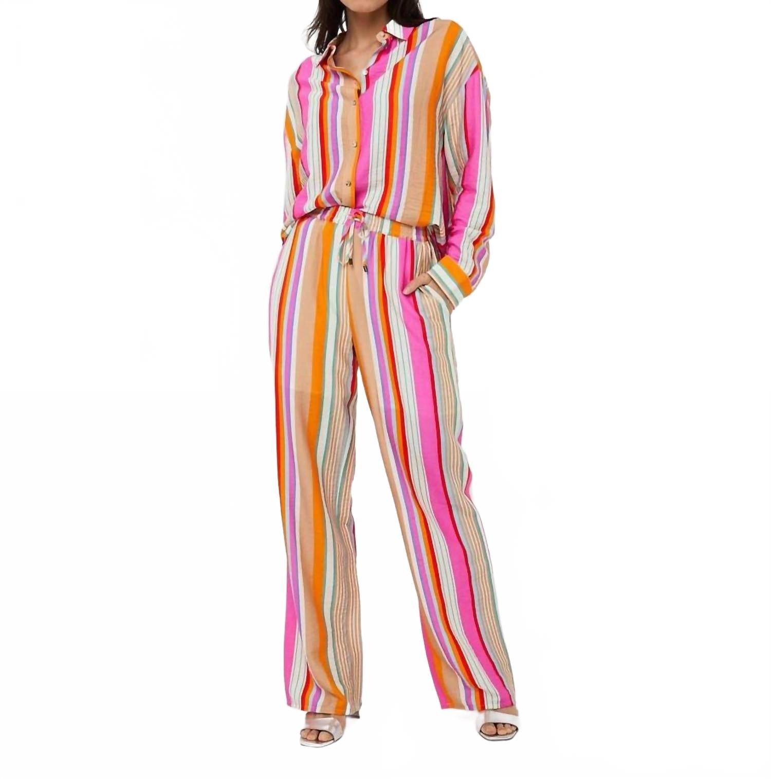 Полосатые брюки с принтом ESQUALO, Print
Полосатые брюки с принтом ESQUALO, Print