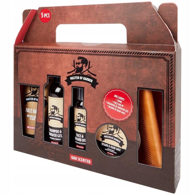 Master of Barber, Подарочный набор «Борода и борода парикмахера», 5 шт
Master of Barber, Подарочный набор «Борода и борода парикмахера», 5 шт