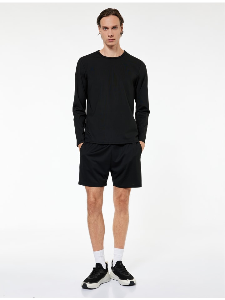 KOTON Футболка с длинными рукавами, черная
KOTON Футболка с длинными рукавами, черная