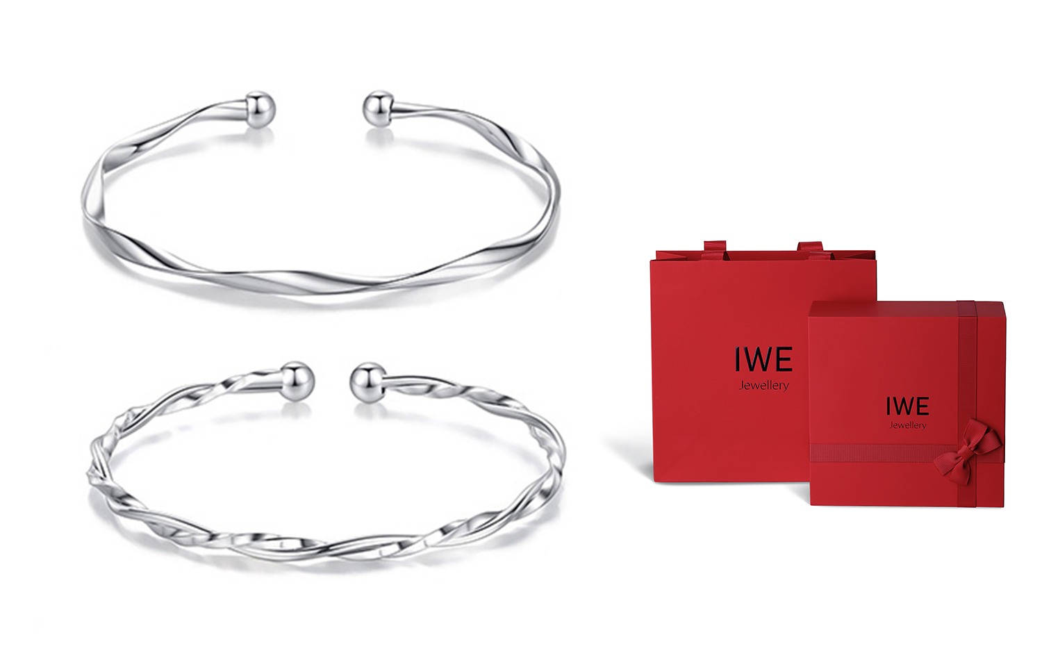 Браслет унисекс IWE, A pair of Mobius couple bracelets (limited gift box)
Браслет унисекс IWE, A pair of Mobius couple bracelets (limited gift box)