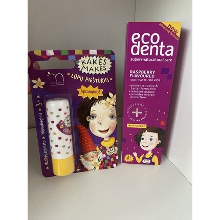 Зубная паста Ecodenta и бальзам для губ Kake Make, литовский, Kakes Makes
Зубная паста Ecodenta и бальзам для губ Kake Make, литовский, Kakes Makes