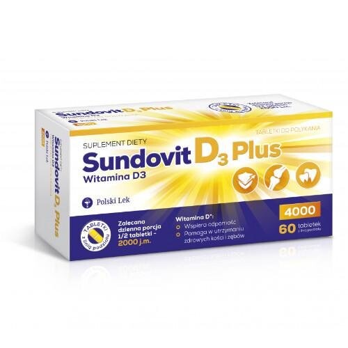 СУНДОВИТ Д3 плюс, 60 таблеток Inna
СУНДОВИТ Д3 плюс, 60 таблеток Inna