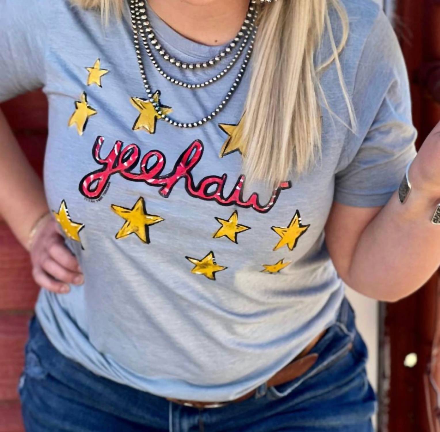 Футболка Yeehaw Stars серого цвета Texas True Threads
Футболка Yeehaw Stars серого цвета Texas True Threads