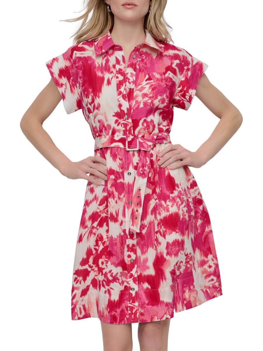 Мини-платье с абстрактным цветочным принтом DKNY, цвет Azalea Multi
Мини-платье с абстрактным цветочным принтом DKNY, цвет Azalea Multi