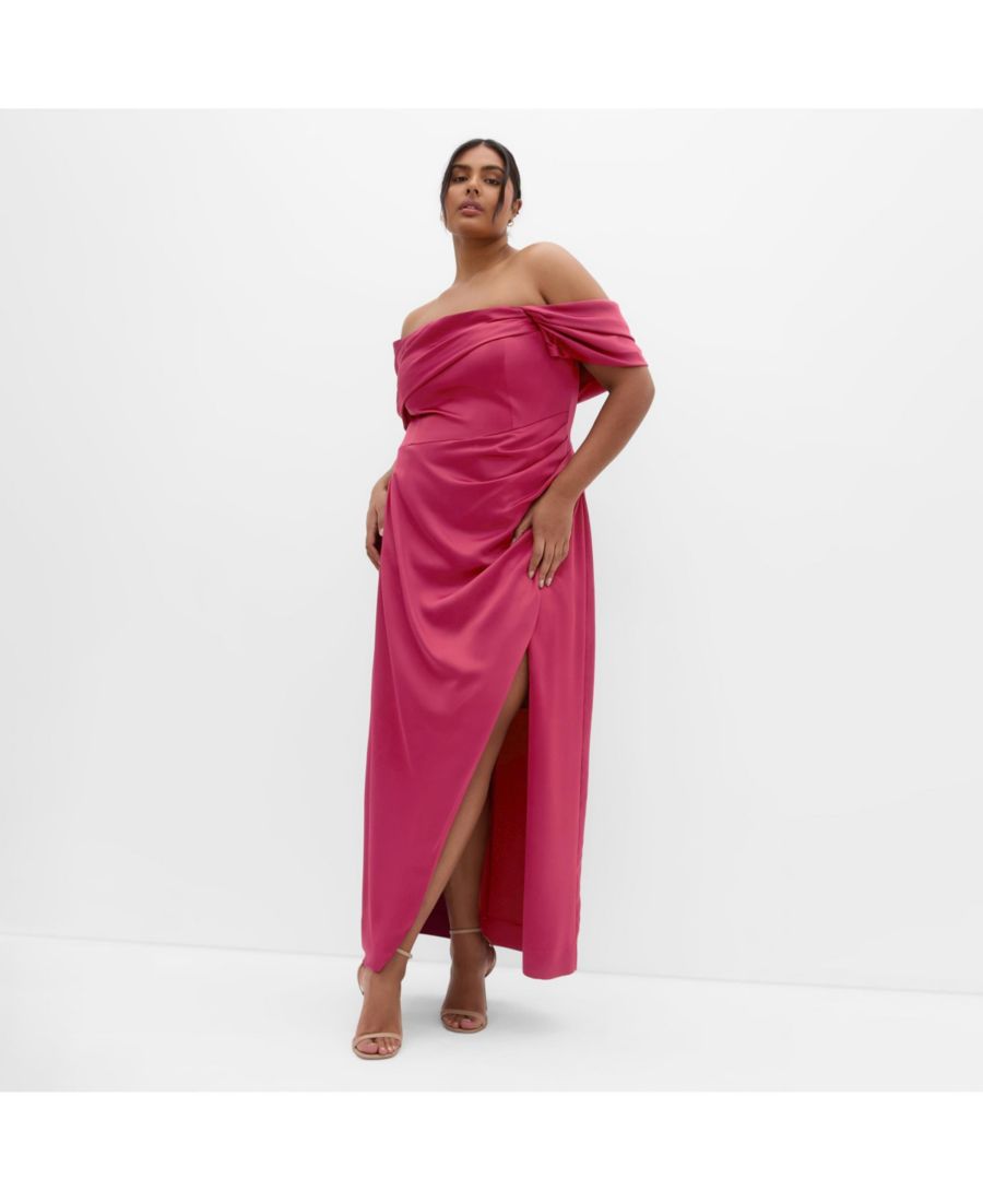 Платье-макси Paloma большого размера с открытыми плечами CITY CHIC, Beet red
Платье-макси Paloma большого размера с открытыми плечами CITY CHIC, Beet red