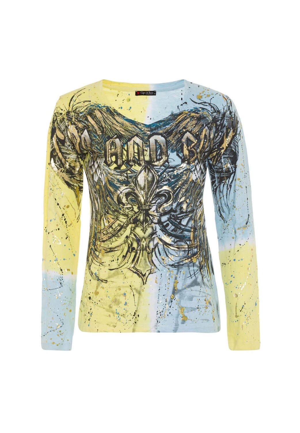 Рубашка с длинными рукавами и классным фирменным принтом CIPO & BAXX, цвет Yellowblue
Рубашка с длинными рукавами и классным фирменным принтом CIPO & BAXX, цвет Yellowblue