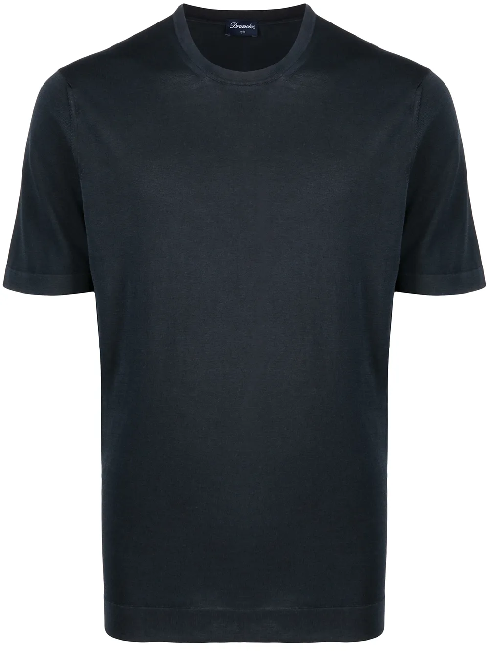 Футболка с круглым вырезом Drumohr, синий 
Футболка с круглым вырезом Drumohr, синий