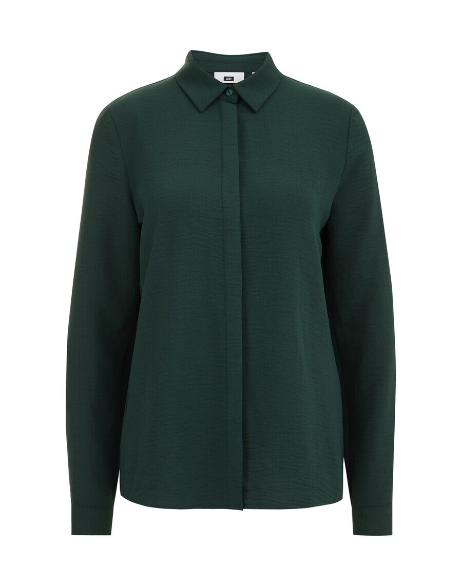Рубашка WE Fashion Blouse, темно-зеленый
Рубашка WE Fashion Blouse, темно-зеленый