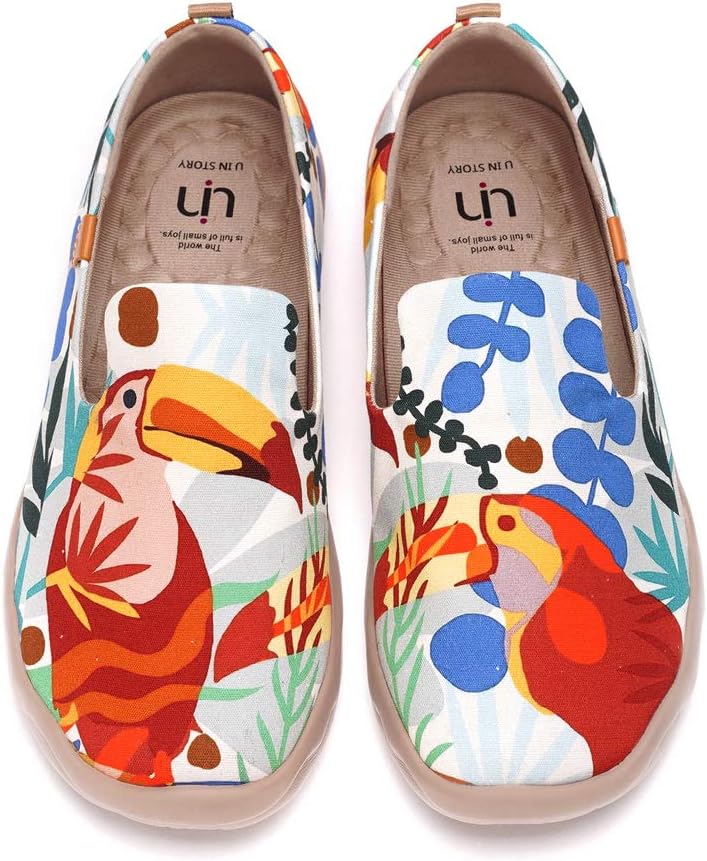 Мужские слипоны UIN, цветные лоферы, легкие кроссовки из канваса, прогулочная повседневная обувь с художественной росписью для путешествий, Tropical Forest
Мужские слипоны UIN, цветные лоферы, легкие кроссовки из канваса, прогулочная повседневная обувь с художественной росписью для путешествий, Tropical Forest