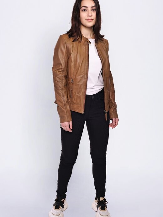 Кожаный пиджак Mustang, коричневый
Кожаный пиджак Mustang, коричневый