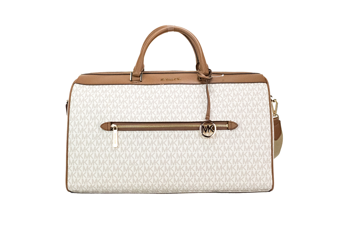 Дорожная сумка для багажа Weekender Extra Large Vanilla PVC Top Zip Michael Kors
Дорожная сумка для багажа Weekender Extra Large Vanilla PVC Top Zip Michael Kors