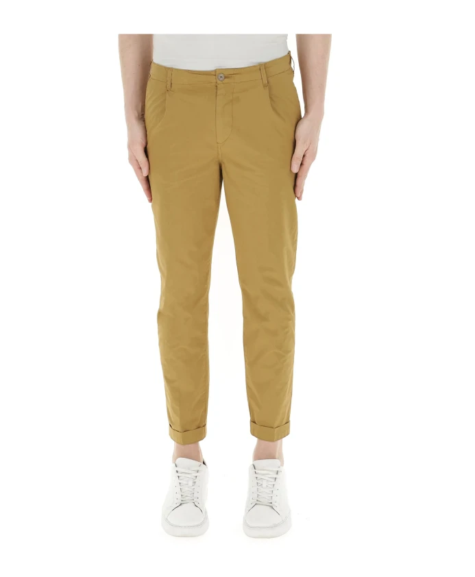 Брюки со складками и эластичным поясом 40Weft, коричневый
Брюки со складками и эластичным поясом 40Weft, коричневый