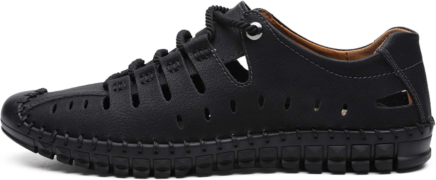 Мужские кожаные сандалии с закрытым носком, дышащие, противоскользящие, модные, для активного отдыха, пляжа, спорта и повседневной летней ходьбы Generic, черный
Мужские кожаные сандалии с закрытым носком, дышащие, противоскользящие, модные, для активного отдыха, пляжа, спорта и повседневной летней ходьбы Generic, черный