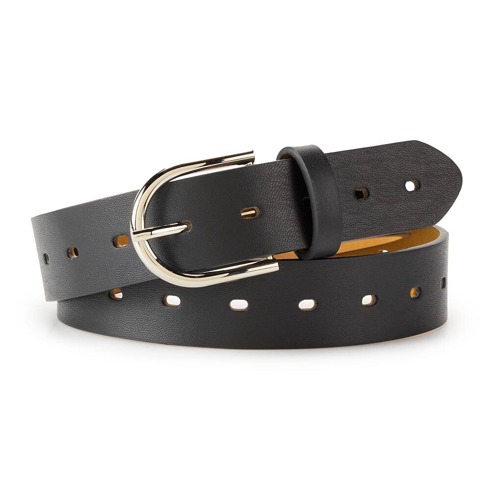 Женский перфорированный ремень Sonoma Goods For Life, черный
Женский перфорированный ремень Sonoma Goods For Life, черный