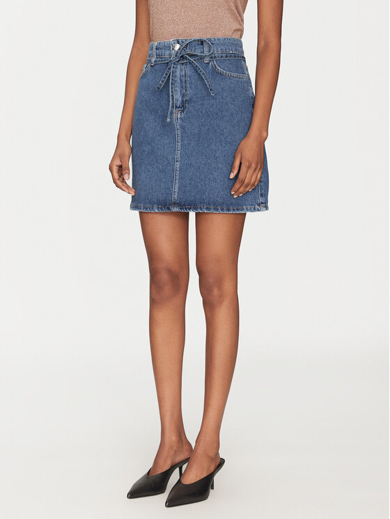 Джинсовая юбка обычного кроя 2515101021200 Marella, синий
Джинсовая юбка обычного кроя 2515101021200 Marella, синий