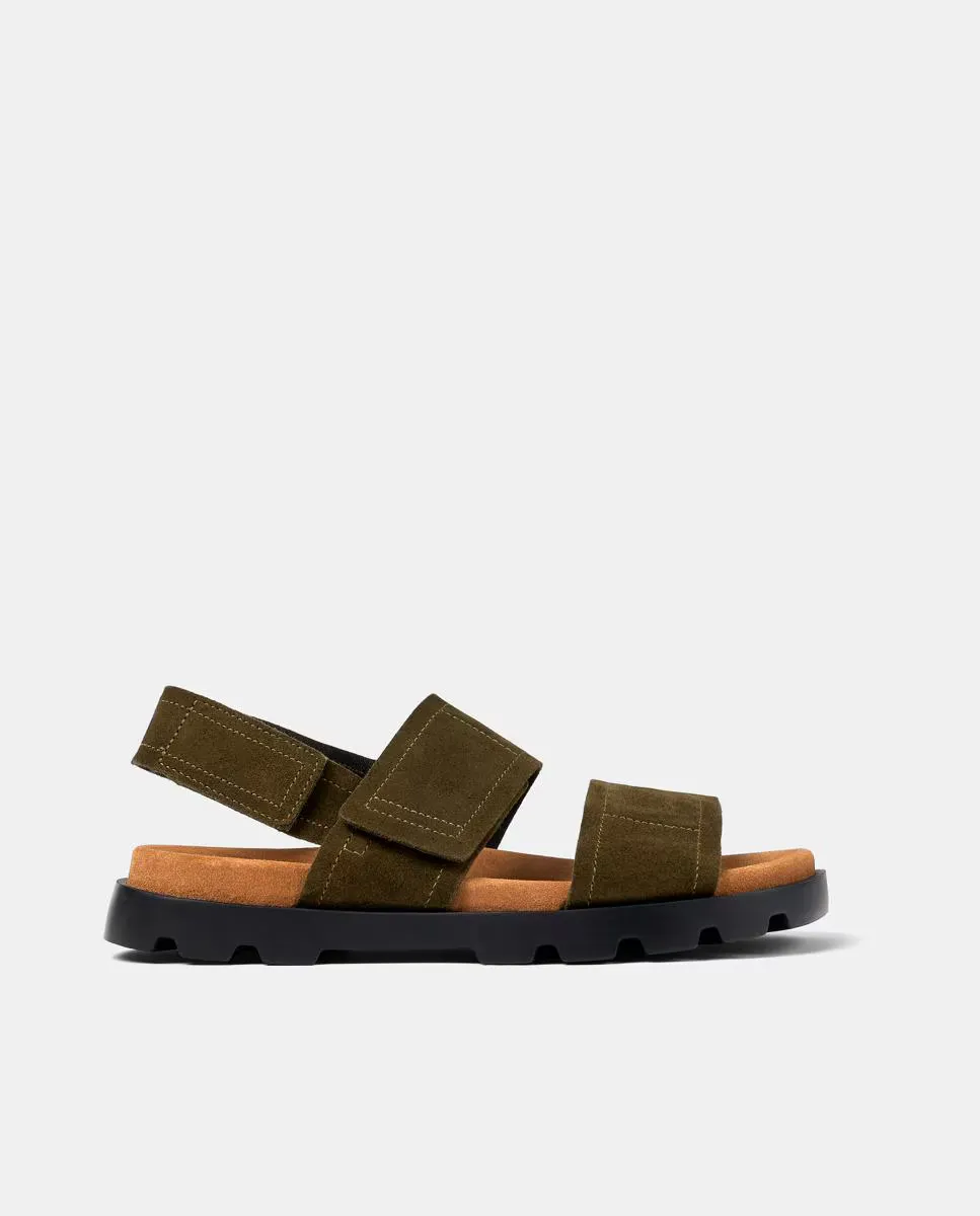 Мужские кожаные сандалии с застежкой-липучкой Camper, зеленый
Мужские кожаные сандалии с застежкой-липучкой Camper, зеленый