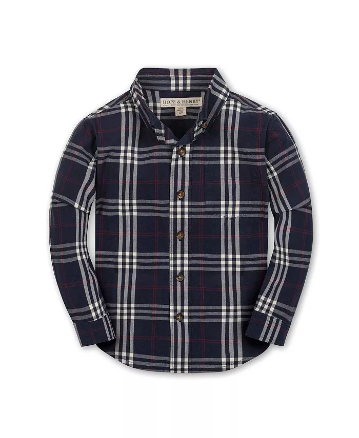 Рубашка с длинными рукавами из органического эластичного поплина для мальчиков и девочек Hope & Henry, синий
Рубашка с длинными рукавами из органического эластичного поплина для мальчиков и девочек Hope & Henry, синий