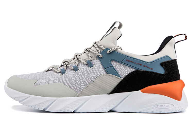 Кроссовки мужские низкие серые/оранжевые Peak
Кроссовки мужские низкие серые/оранжевые Peak