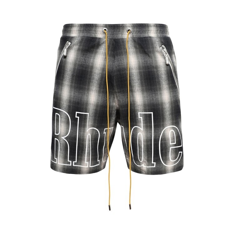 Шорты Rhude Plaid Logo Shorts, цвет Black/Grey
Шорты Rhude Plaid Logo Shorts, цвет Black/Grey