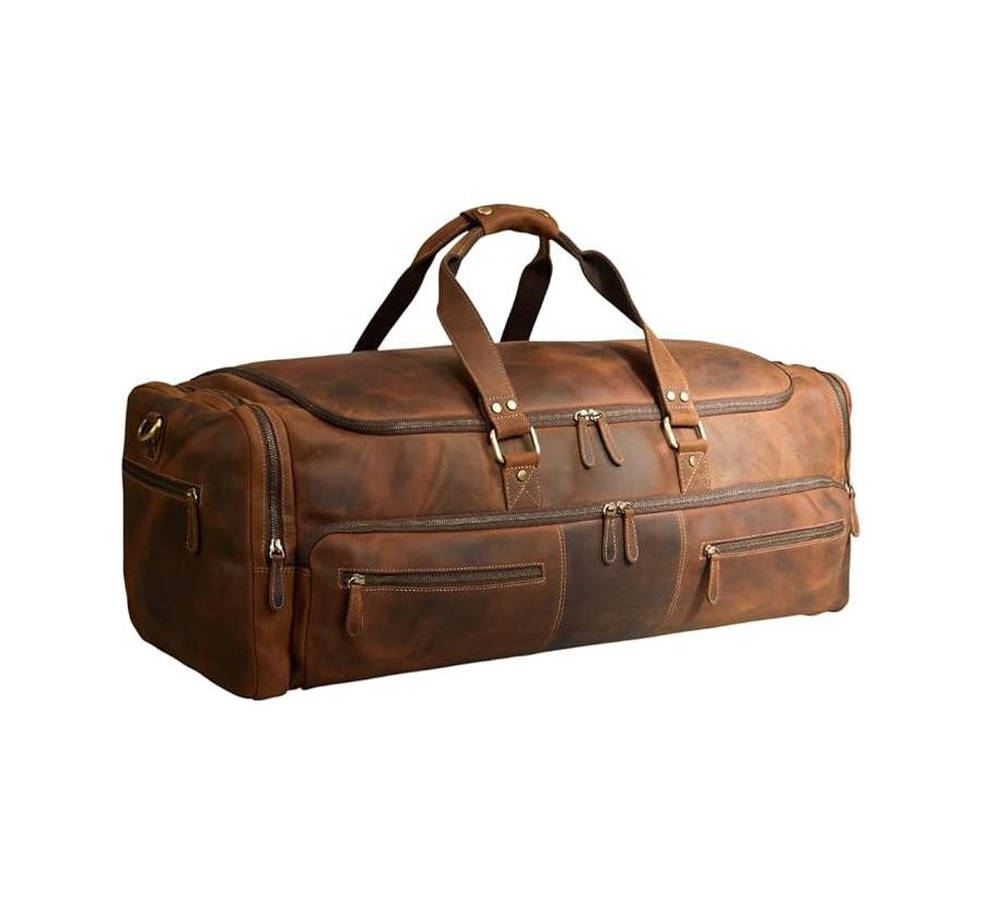 Дорожная сумка из 100% натуральной кожи - единственная дорожная сумка, которая вам понадобится Luxorro, Dark brown
Дорожная сумка из 100% натуральной кожи - единственная дорожная сумка, которая вам понадобится Luxorro, Dark brown