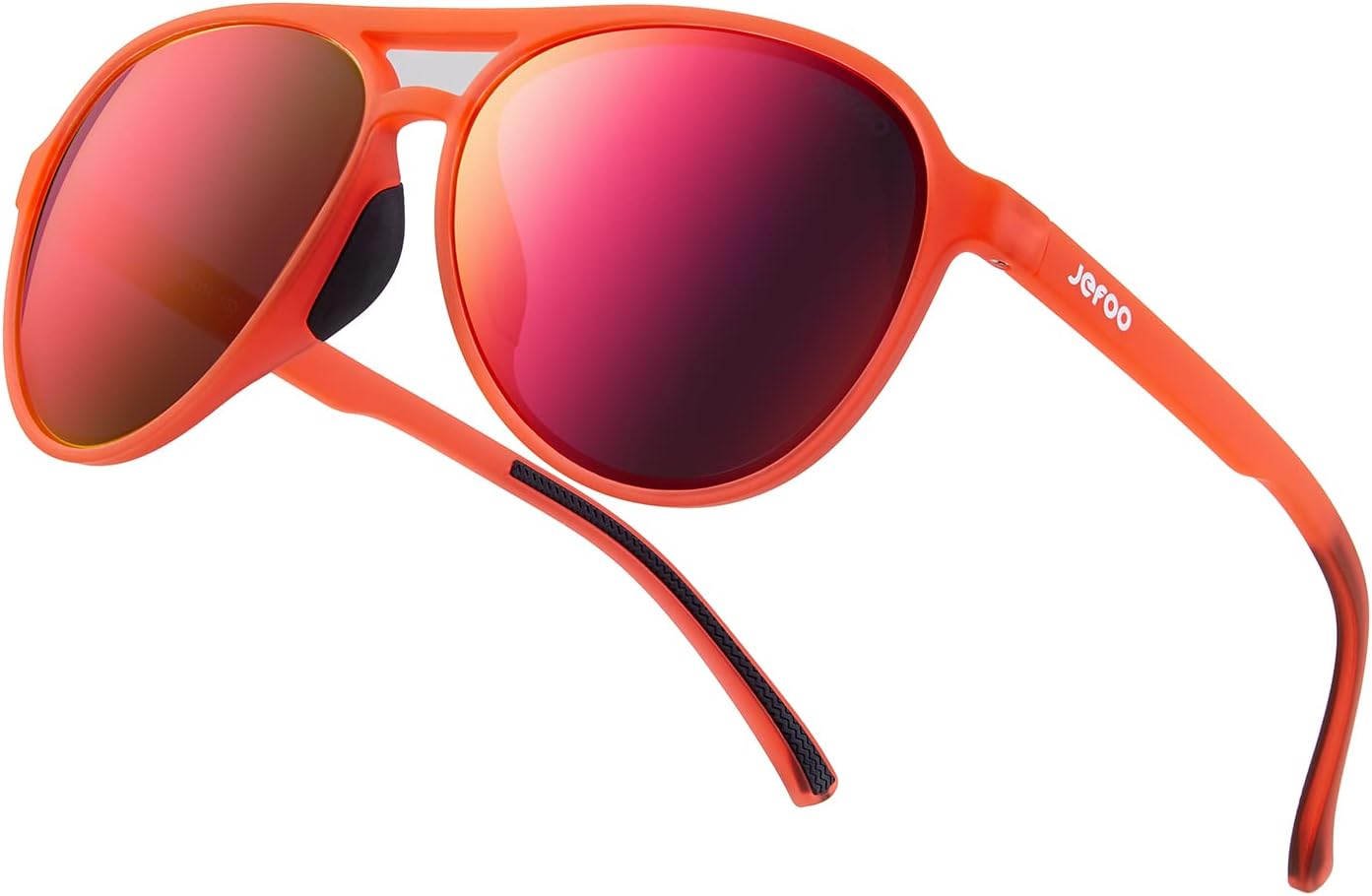Поляризованные солнцезащитные очки-авиаторы Jefoo для женщин и мужчин, ретро-стиль, спортивные солнцезащитные очки для защиты от УФ-излучения UV400 на открытом воздухе, Red Frame / Rose Red Revo Lens
Поляризованные солнцезащитные очки-авиаторы Jefoo для женщин и мужчин, ретро-стиль, спортивные солнцезащитные очки для защиты от УФ-излучения UV400 на открытом воздухе, Red Frame / Rose Red Revo Lens
