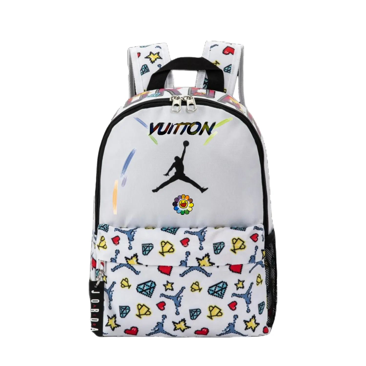 Jordan Полиэстеровый рюкзак унисекс белый, Sunflower 
Jordan Полиэстеровый рюкзак унисекс белый, Sunflower