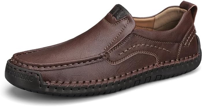 Мужские кожаные слипоны ручной работы с прошивкой, с отделкой для вождения, с вставкой из мемори-пены, повседневные мокасины Generic, коричневый
Мужские кожаные слипоны ручной работы с прошивкой, с отделкой для вождения, с вставкой из мемори-пены, повседневные мокасины Generic, коричневый