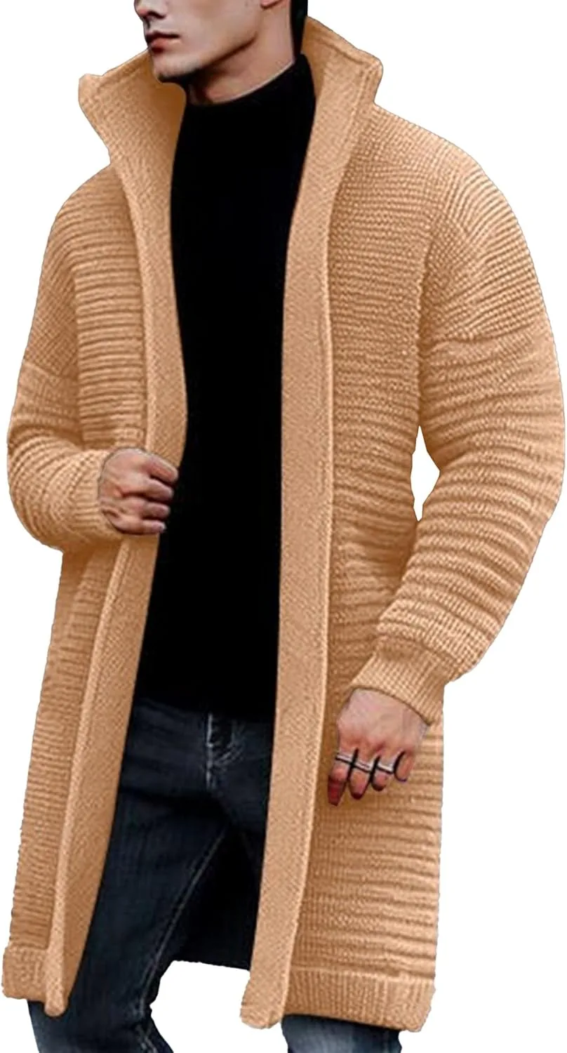 Мужской кардиган из трикотажа с лацканами
Мужской кардиган из трикотажа с лацканами