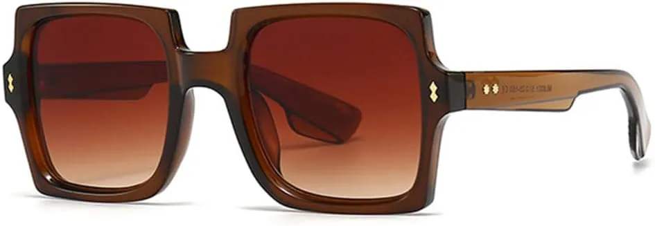 Мужские солнцезащитные очки в стиле ретро с заклепками, солнцезащитные очки UV400 с градиентом, женские солнцезащитные очки в стиле панк LANGSER, Brown Tea Gradient
Мужские солнцезащитные очки в стиле ретро с заклепками, солнцезащитные очки UV400 с градиентом, женские солнцезащитные очки в стиле панк LANGSER, Brown Tea Gradient