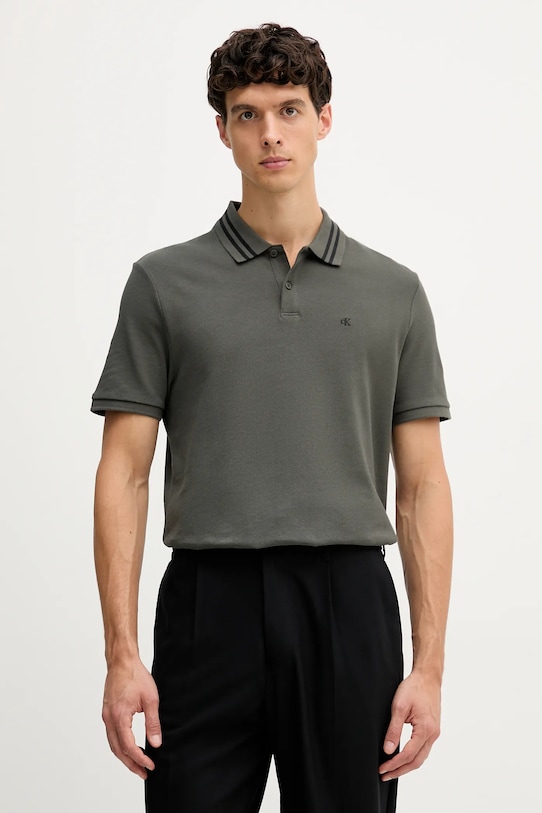 Хлопковое поло Calvin Klein Jeans, зеленый
Хлопковое поло Calvin Klein Jeans, зеленый
