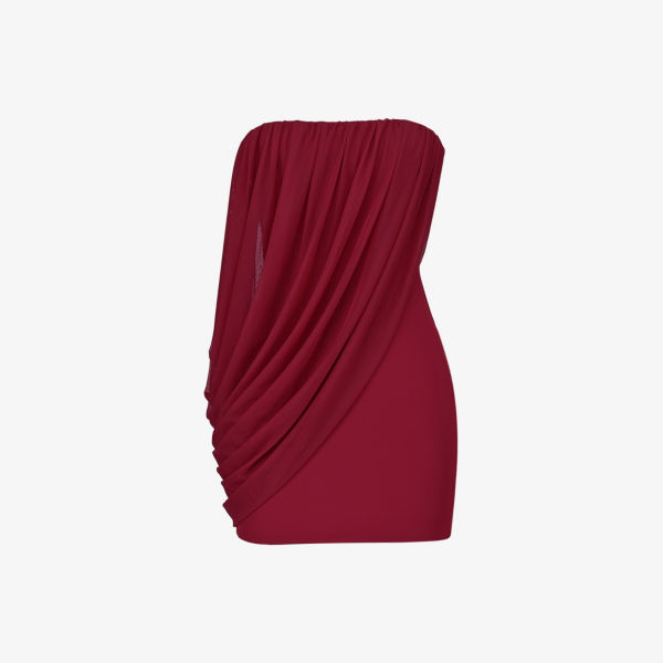 Платье мини Mistress Rocks без бретелей облегающее с драпировкой, винный
Платье мини Mistress Rocks без бретелей облегающее с драпировкой, винный