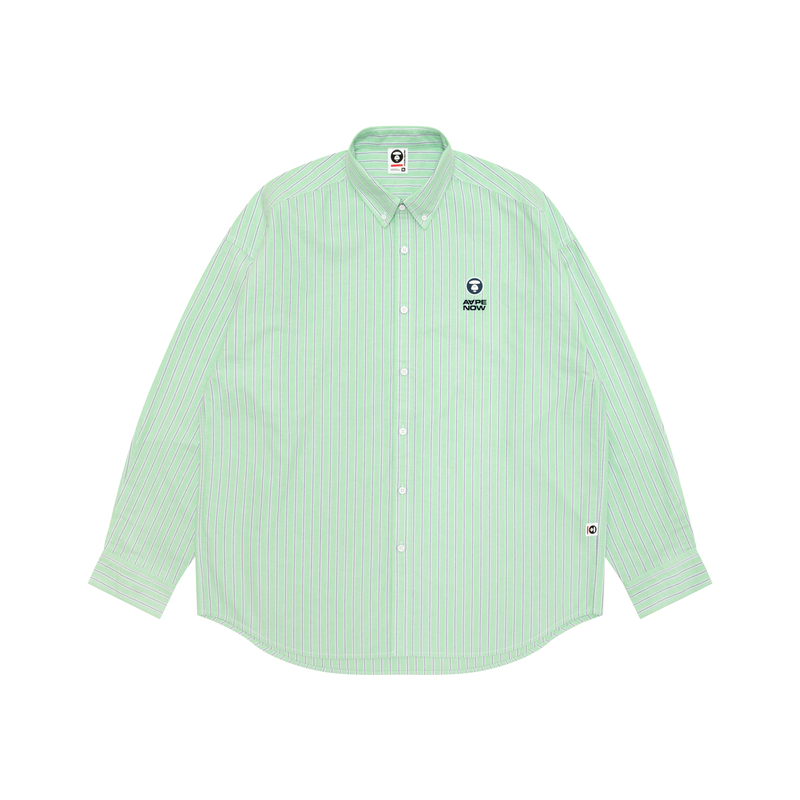 Рубашка A Bathing APE с вышитым полосатым логотипом Aape, зеленый
Рубашка A Bathing APE с вышитым полосатым логотипом Aape, зеленый