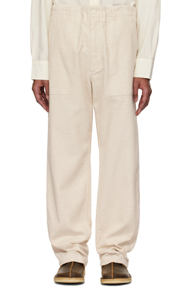 Брюки-футляры Off-White Engineered Garments
Брюки-футляры Off-White Engineered Garments