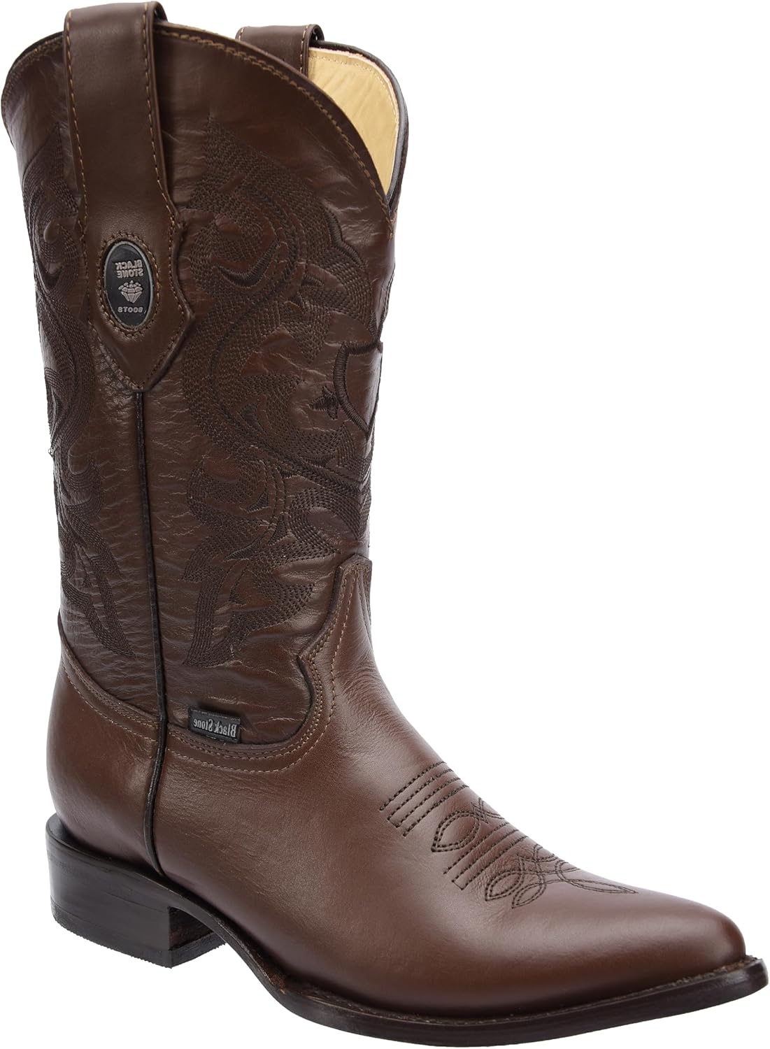 Мужские ковбойские сапоги Dona Michi из натуральной кожи с кожаной подошвой, Tan
Мужские ковбойские сапоги Dona Michi из натуральной кожи с кожаной подошвой, Tan