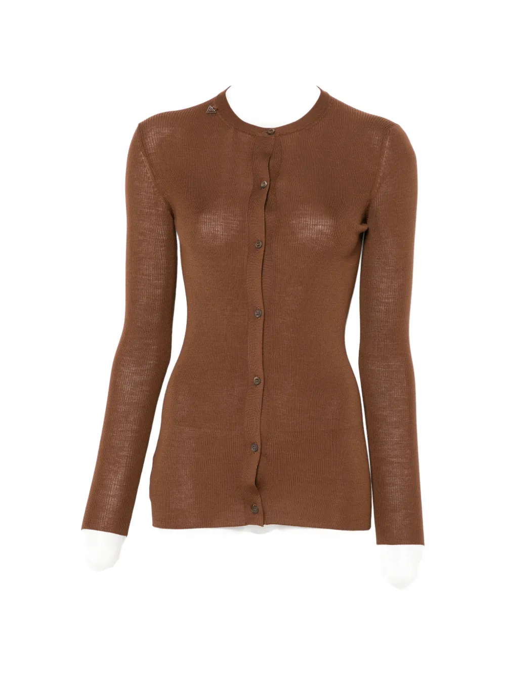 Кардиган на пуговицах Prada, коричневый
Кардиган на пуговицах Prada, коричневый