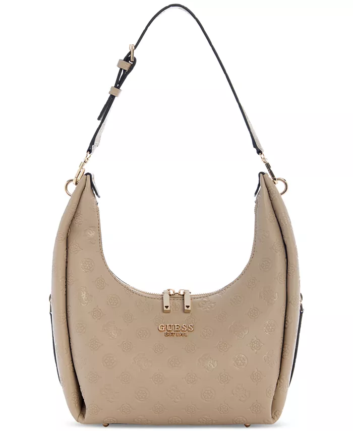 Сумка-хобо Phoebe Logo через плечо GUESS, коричневый/бежевый
Сумка-хобо Phoebe Logo через плечо GUESS, коричневый/бежевый