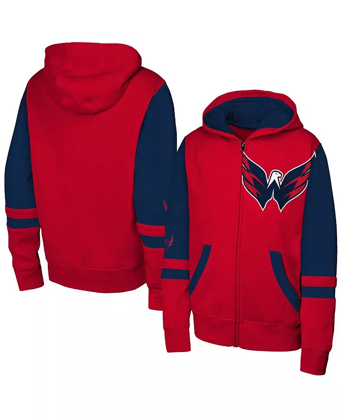 Красная толстовка с молнией Washington Capitals Face Off для мальчиков и девочек Outerstuff
Красная толстовка с молнией Washington Capitals Face Off для мальчиков и девочек Outerstuff