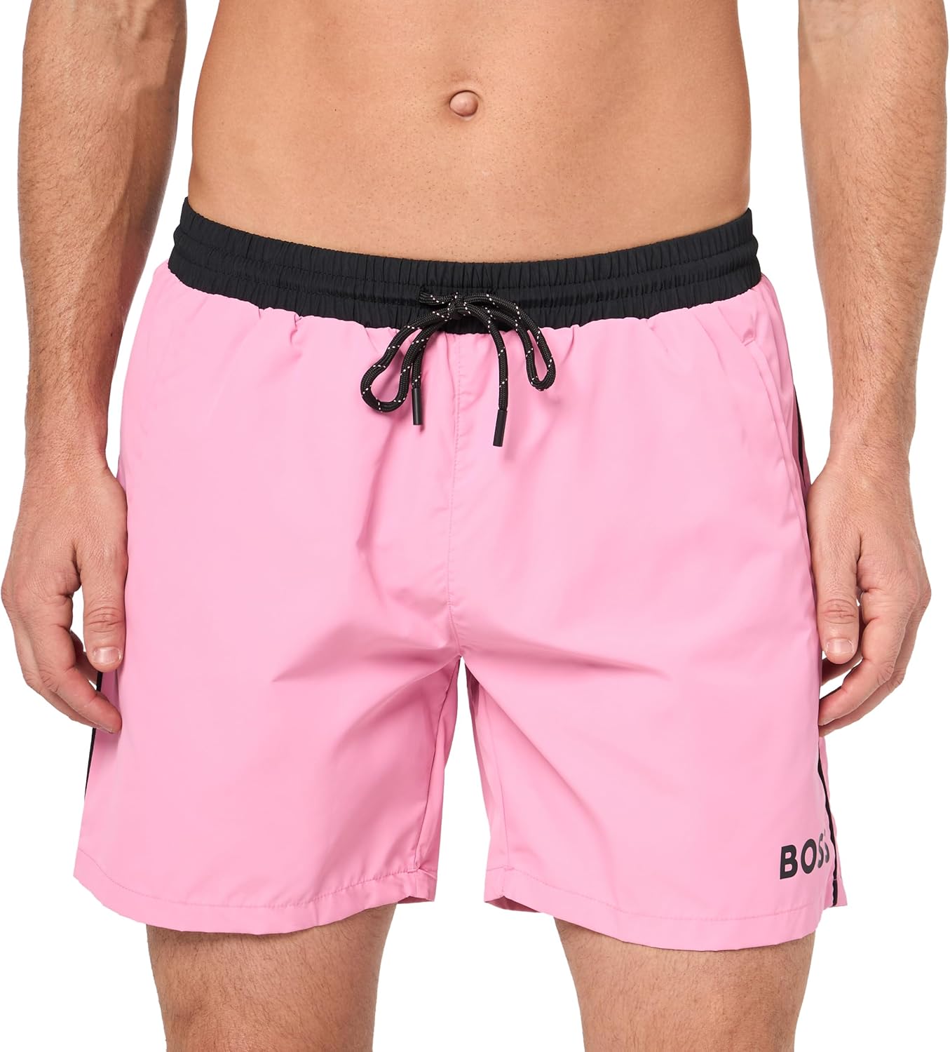 Плавки-шорты BOSS Mens Standard Medium Length Solid, Fresh Watermelon Pink
Плавки-шорты BOSS Mens Standard Medium Length Solid, Fresh Watermelon Pink