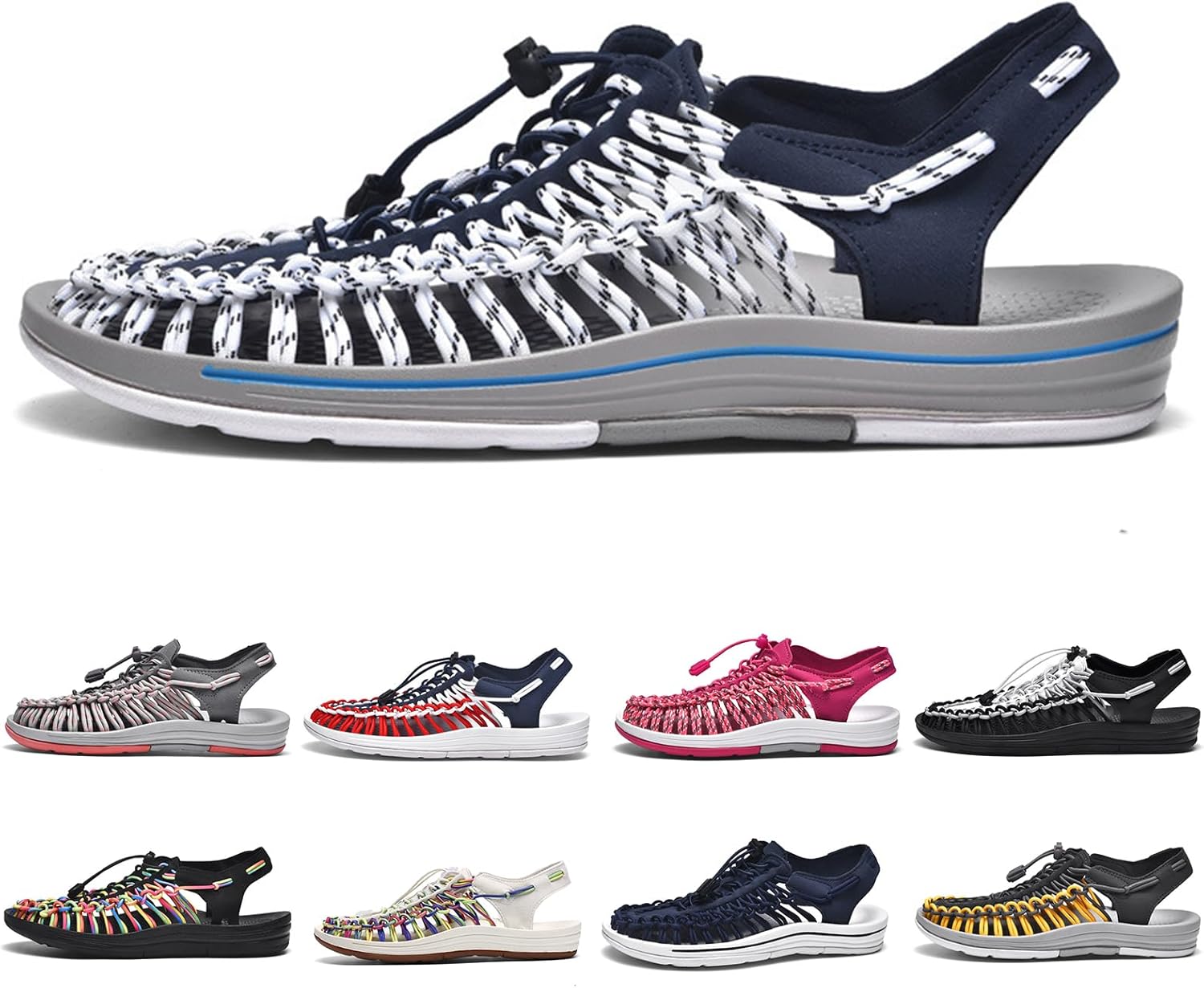 Крупный размер унисекс спортивные сандалии на веревке, мужские рыбацкие туфли, женские ручные плетеные туфли, удобные легкие пляжные сандалии для пар Gezolligheid, синий
Крупный размер унисекс спортивные сандалии на веревке, мужские рыбацкие туфли, женские ручные плетеные туфли, удобные легкие пляжные сандалии для пар Gezolligheid, синий
