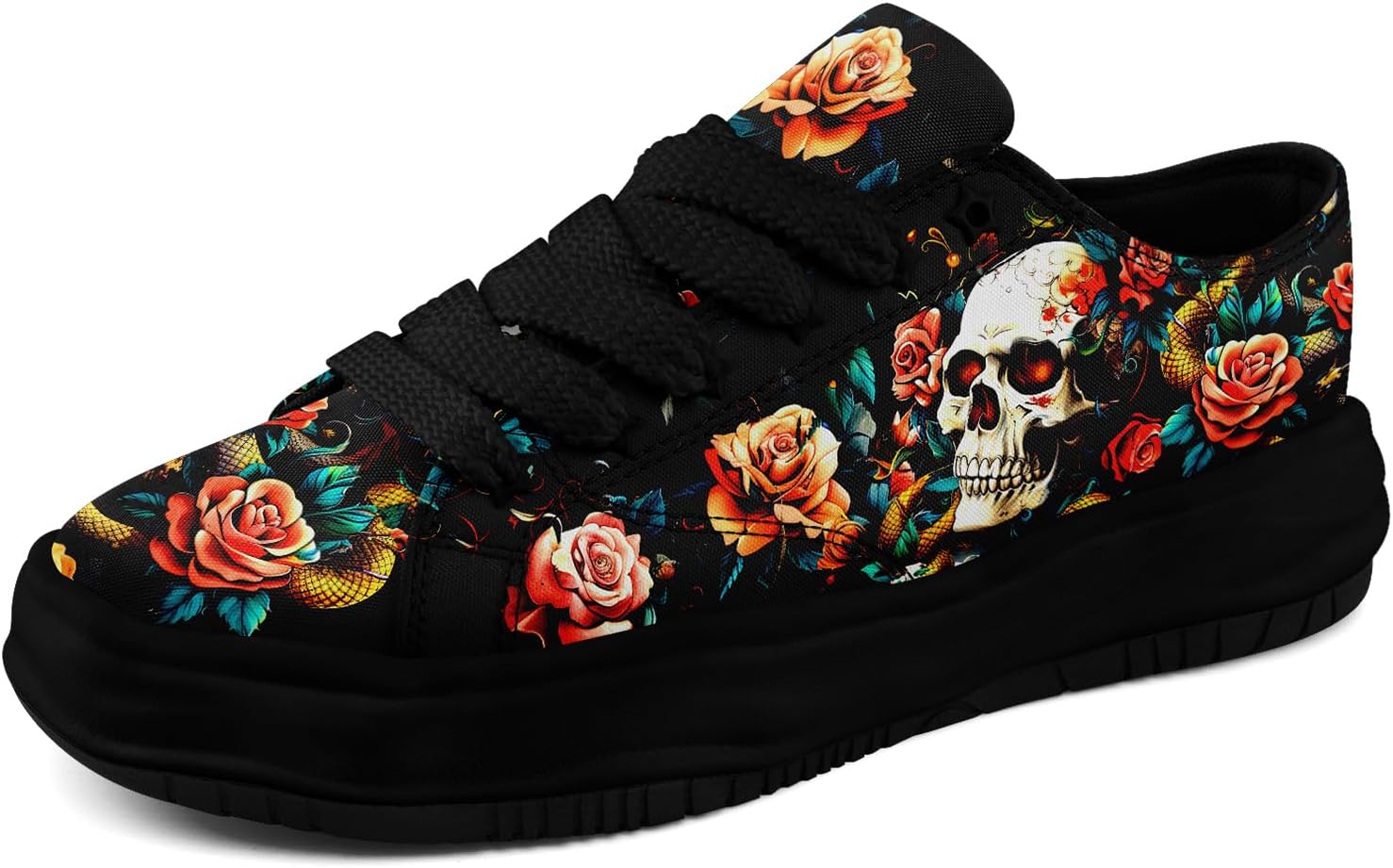Кеды на полотне с готическим черепом, унисекс, с шнуровкой, в стиле панк, для уличной носки, повседневной ходьбы или Хэллоуина Awsole, Style5
Кеды на полотне с готическим черепом, унисекс, с шнуровкой, в стиле панк, для уличной носки, повседневной ходьбы или Хэллоуина Awsole, Style5