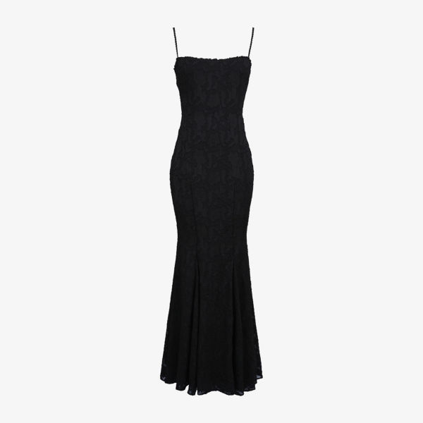 Платье длинное House Of Cb Joan с кружевной вышивкой, черный
Платье длинное House Of Cb Joan с кружевной вышивкой, черный