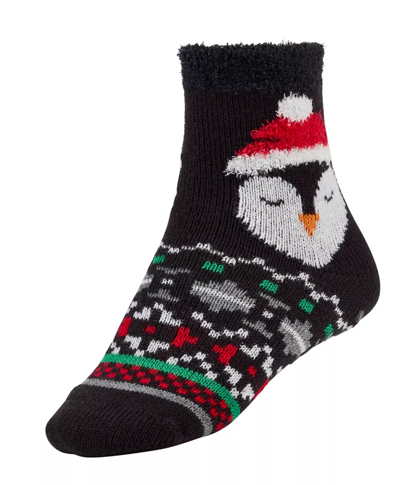 Молодежные праздничные носки до щиколотки Northeast Outfitters Cosy Cabin с изображением значка, цвет Black Penguin
Молодежные праздничные носки до щиколотки Northeast Outfitters Cosy Cabin с изображением значка, цвет Black Penguin